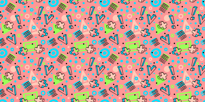 Játékos geometria vinil szőnyeg mások - TenStickers