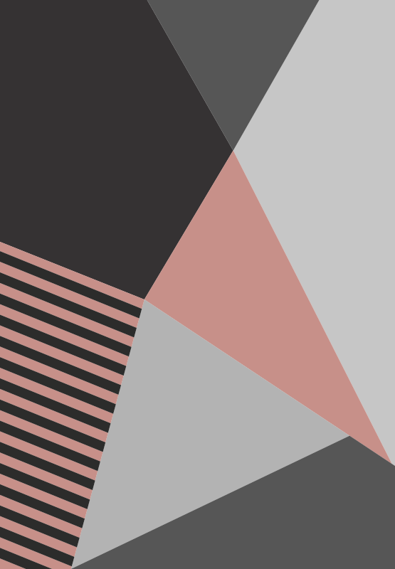 Háromszög alakú geometrikus motívum vinil szőnyeg modern - TenStickers