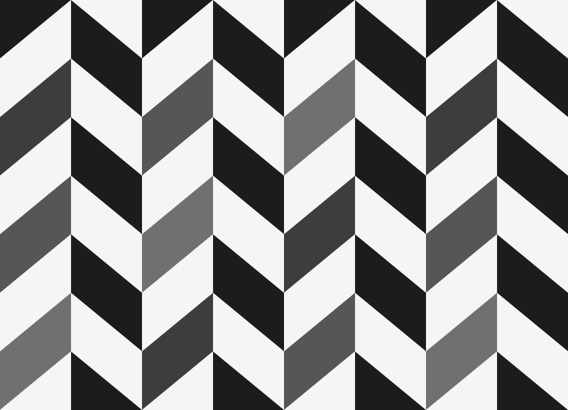 Chevron kontraszt vinil szőnyeg geometriai - TenStickers