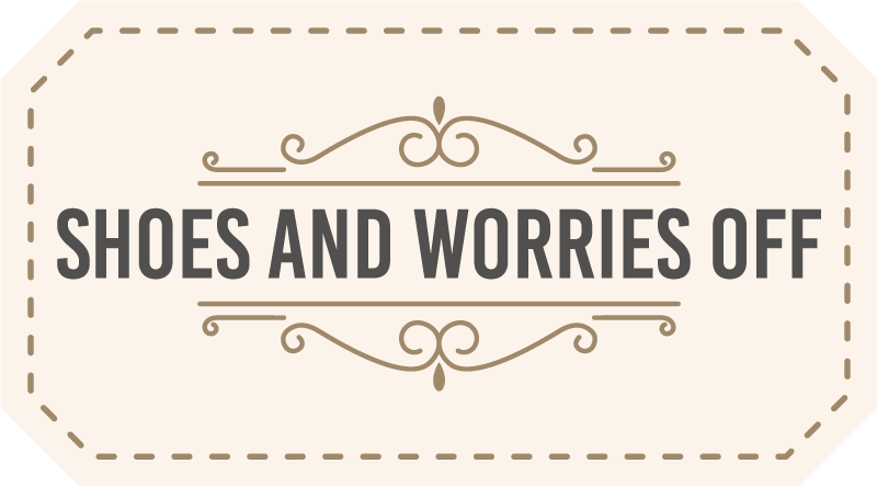 Cipő és gondok az egyedi szőnyegtől - TenStickers