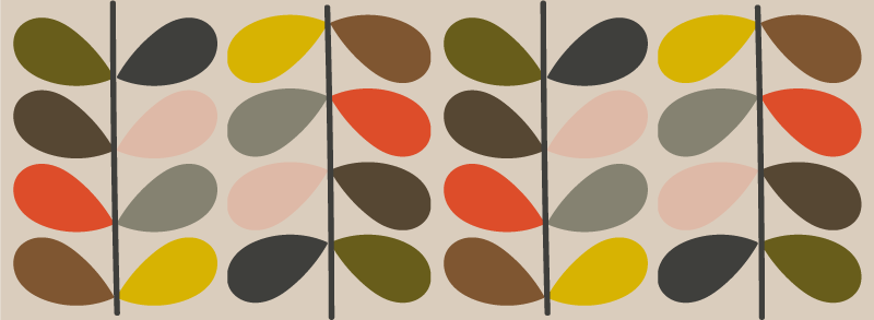 Orla kiely mintás modern szőnyeg - TenStickers