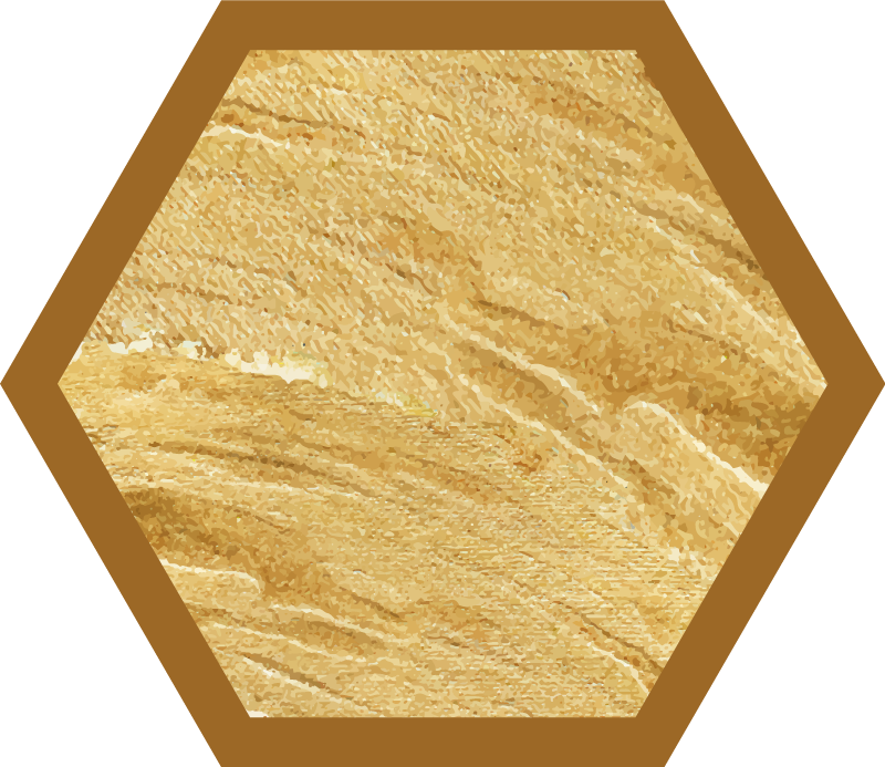 Vinil szőnyeg fa hatása hatszögletű szemcsés textúrával - TenStickers