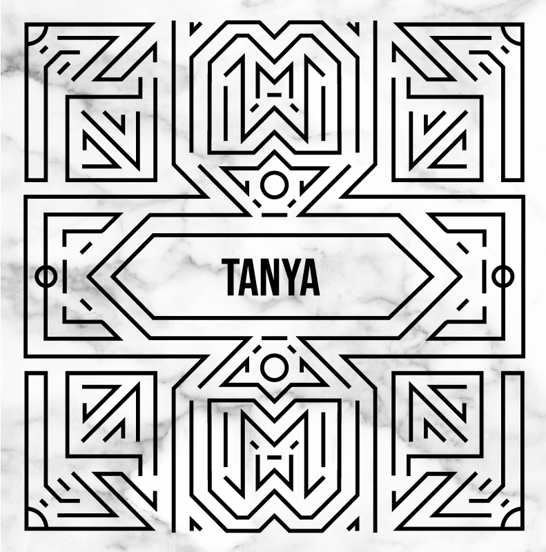 Márványlapok északi vinilszőnyeg - TenStickers