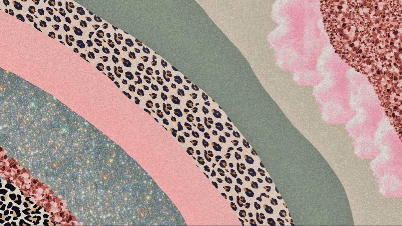 Réteges színes hullámok vinil szőnyeg hálószoba - TenStickers