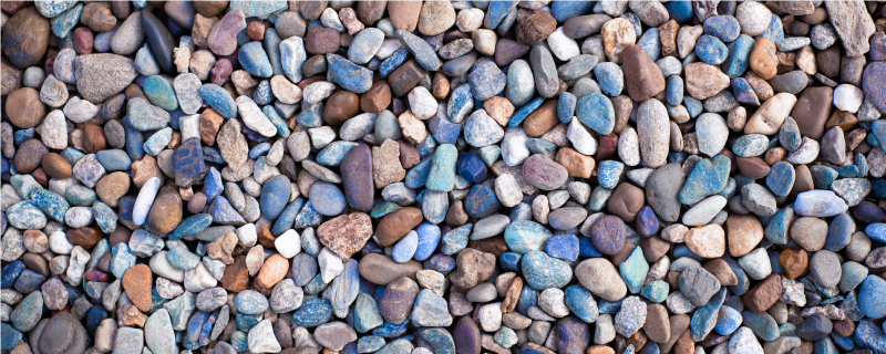 Színes kavics konyhai vinil szőnyeg - TenStickers