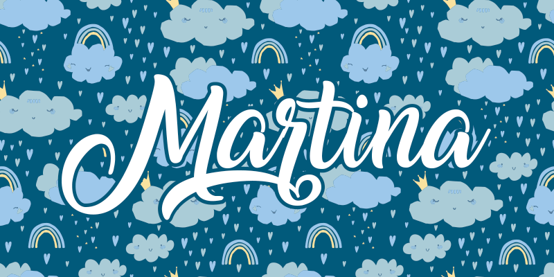 Kék felhők névvel vinil szőnyeg mások - TenStickers