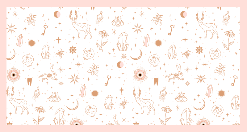 Mennyei minimalista dizájn vinil szőnyeg óvodák - TenStickers