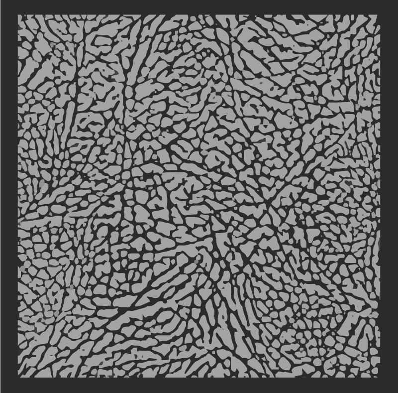 Texturált sötét minta Vinil szőnyeg szürke - TenStickers