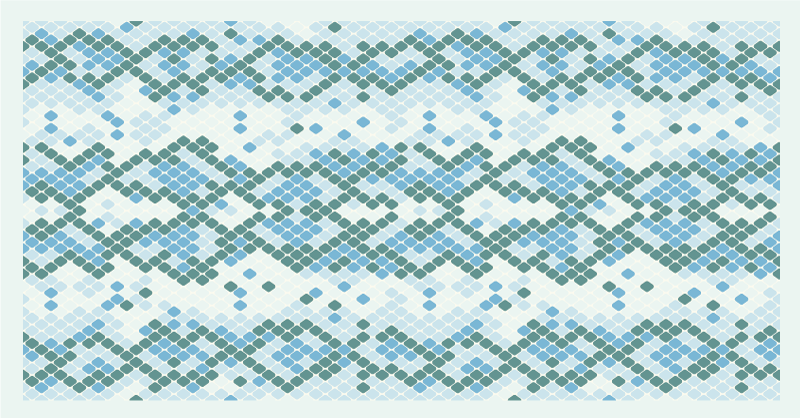 Kék kígyó nyomtatás állat nyomtatott vinil szőnyeg - TenStickers