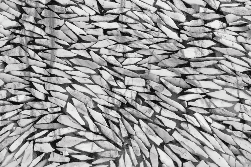 Szürke realisztikus minta vinil szőnyeg kőhatás - TenStickers