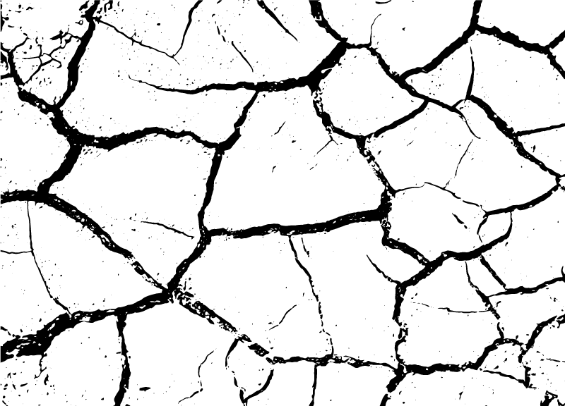 Repedezett föld vinil szőnyeg kőhatás - TenStickers