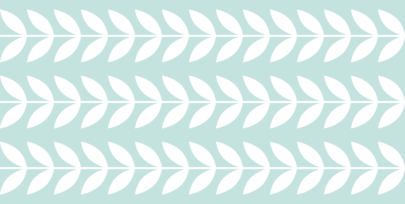 Vintage levelek jellegű vinil szőnyeg - TenStickers