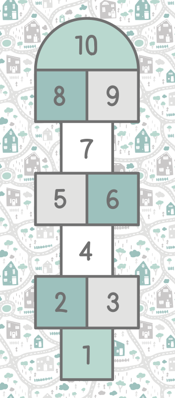 Játszótér tervezés gyerekeknek játék szőnyeg - TenStickers