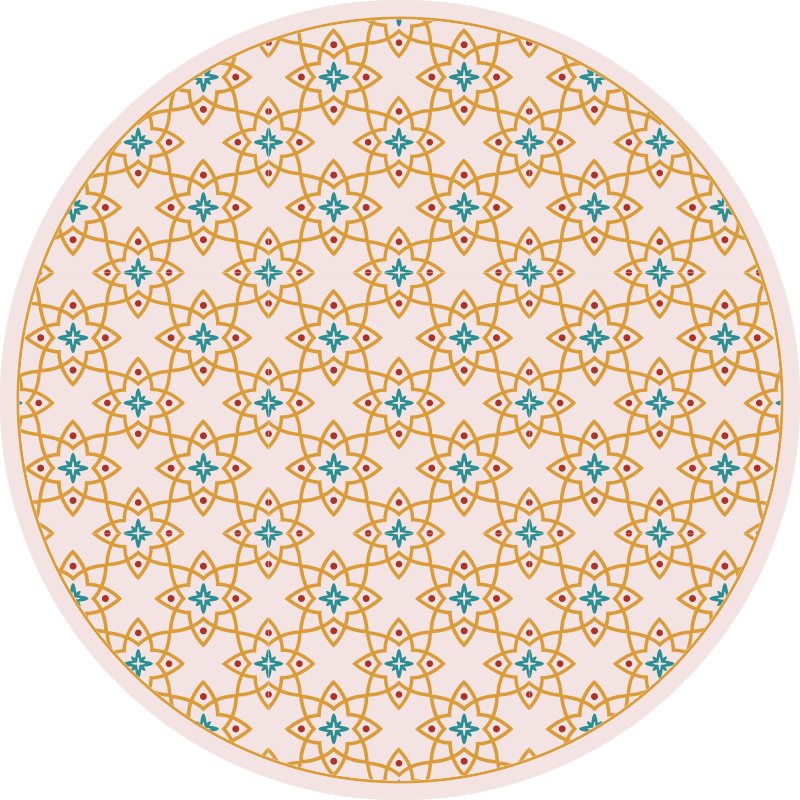 élénk mozaik elrendezés vinil szőnyeg konyha - TenStickers