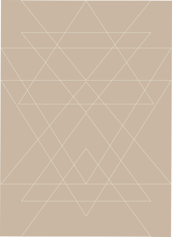 Modern vinil szőnyeg geometrikus mintával - TenStickers