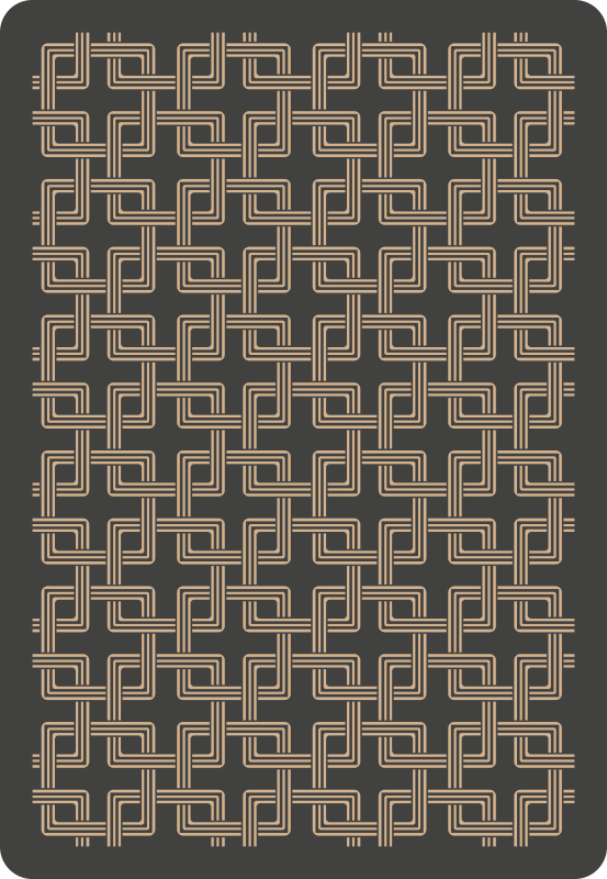 Elegáns vonalminták vinil szőnyeg mozaik - TenStickers