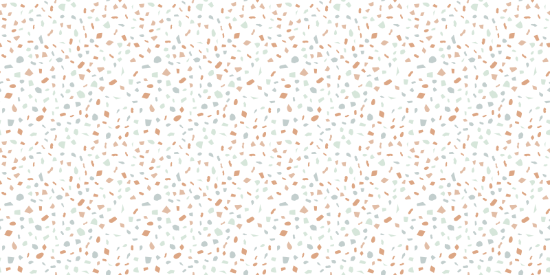 Terrazo cukorka cserép szőnyeg - TenStickers