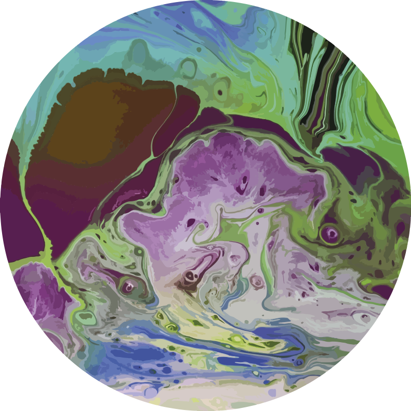 Forgó színminták vinil szőnyeg struktúra - TenStickers