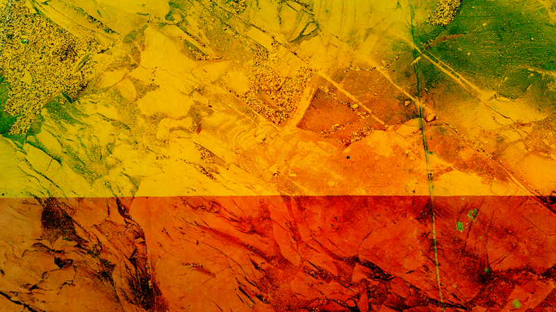 Meleg színű rétegek vinil szőnyeg struktúra - TenStickers