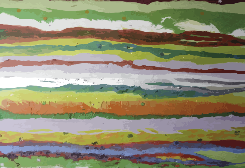 élénk festett színek vinil szőnyeg csíkos - TenStickers