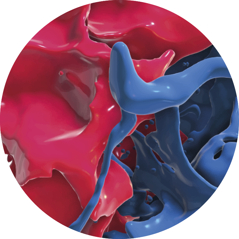 Absztrakt színfolyam vinil szőnyeg struktúra - TenStickers