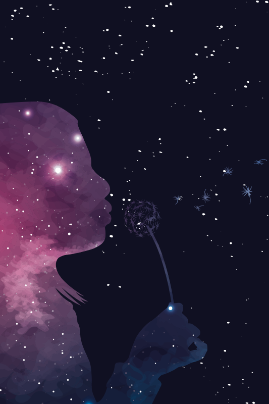 Univerzum lány tini bakelit szőnyeg - TenStickers