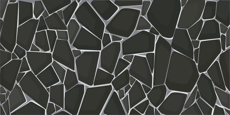 Elegáns kavicsminta vinil szőnyeg kőhatás - TenStickers