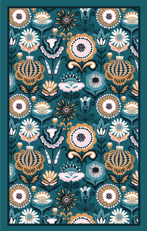 Rátétes terület szőnyeg mozaik padlólapok - TenStickers