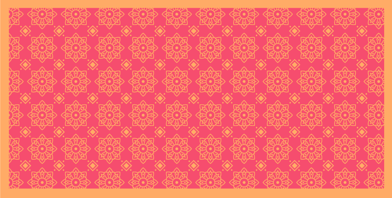 Kifinomult rózsaszín csempék Vinil szőnyeg nappali - TenStickers