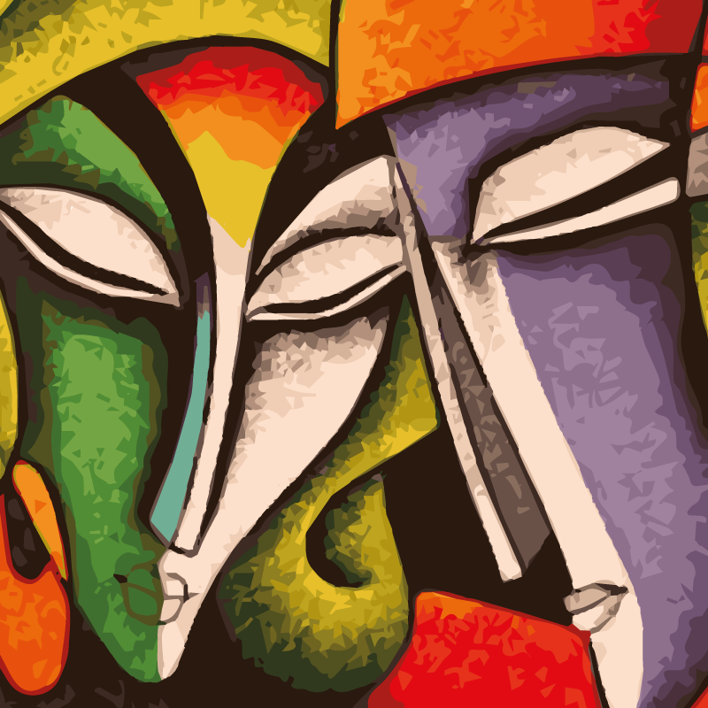 A modern művészet szembenéz a modern szőnyeggel - TenStickers