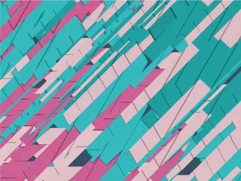 Modern művészet színes vonalak modern vinil szőnyeg - TenStickers