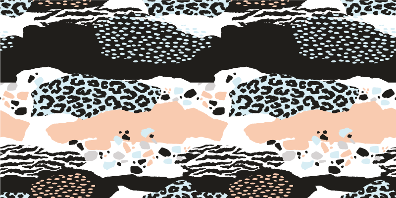 Elegáns leopárdminta vinil szőnyeg állatnyomat - TenStickers