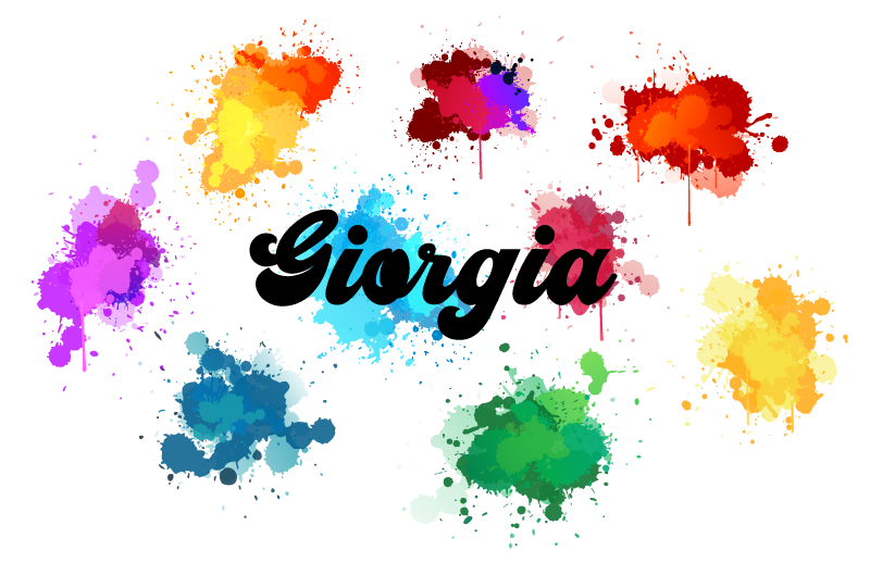 Kör alakú kivitel fröccsenéssel vinil szőnyeg tinik - TenStickers