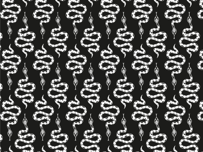 Kígyók mintás állat nyomtatott vinil szőnyeg - TenStickers