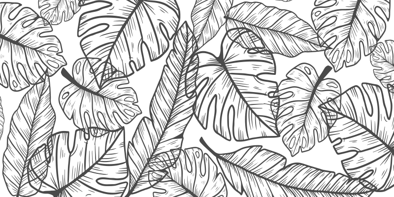 Lombos dzsungel téma vinil szőnyeg óvodák - TenStickers