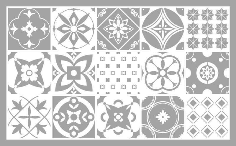 Megvilágító pantone cserép vinyl szőnyeg - TenStickers