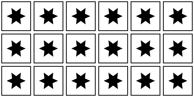 Fekete-fehér motívum vinil szőnyeg csillagok - TenStickers