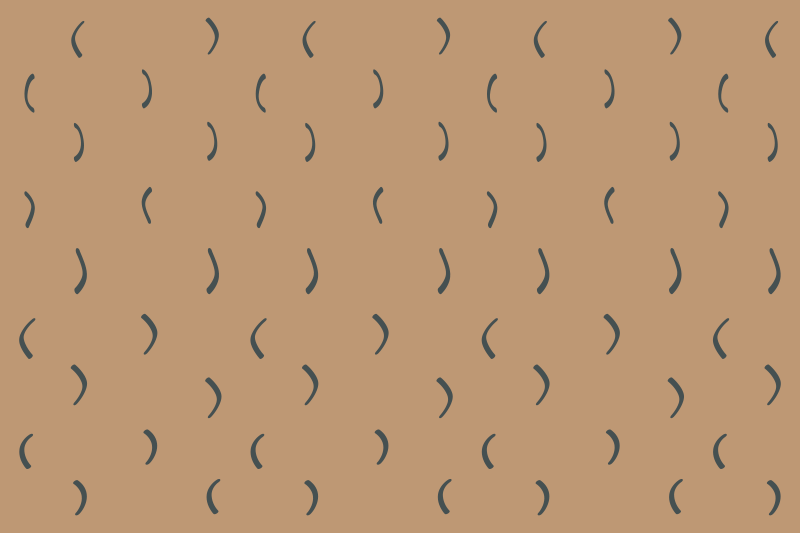 Minimalista vinil szőnyeg ívelt barna mintával - TenStickers