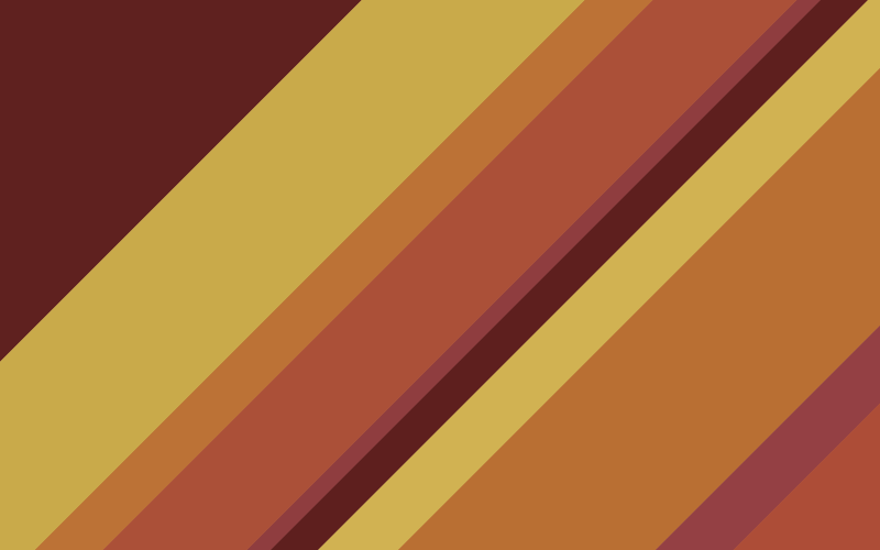 Meleg retró csíkok vinil szőnyeg szüret - TenStickers