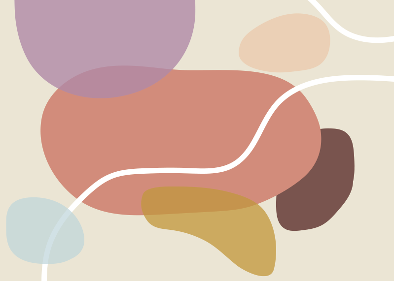 Organikus formák vinil szőnyeg modern - TenStickers