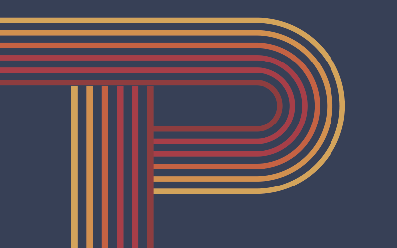 70-es évek pop szivárvány ív vintage szőnyeg - TenStickers