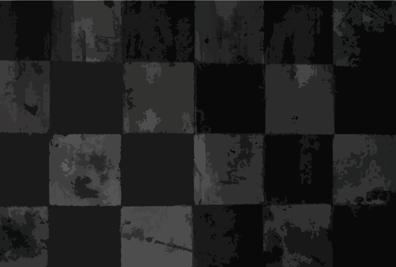 Kockás elrendezés vinil szőnyeg csempe hatás - TenStickers