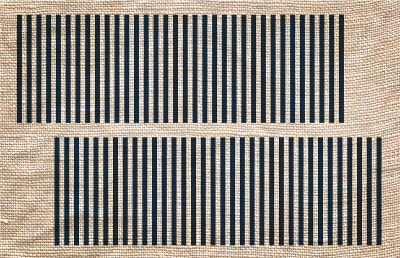 Bézs csíkos minta Vinil szőnyeg nappali - TenStickers