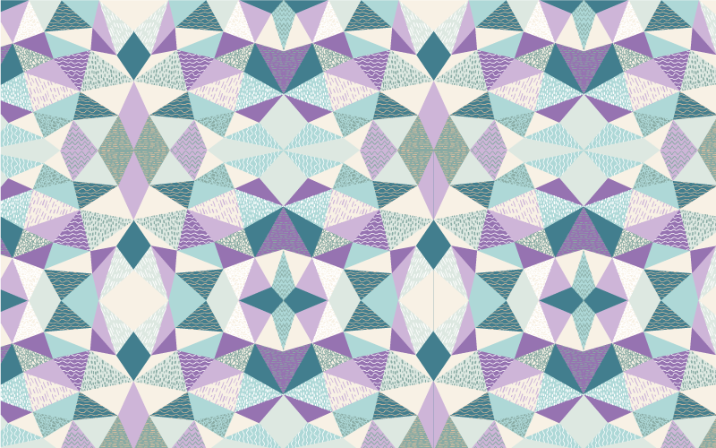 Színes geometria vinil szőnyeg geometriai - TenStickers