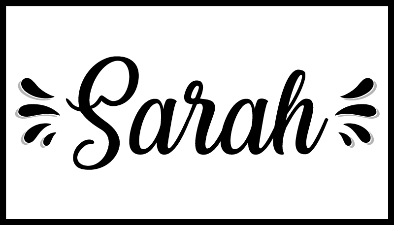 Fekete-fehér vinil szőnyeg nappali - TenStickers