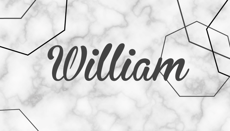 Márvány egyedi név vinil szőnyeg hálószoba - TenStickers