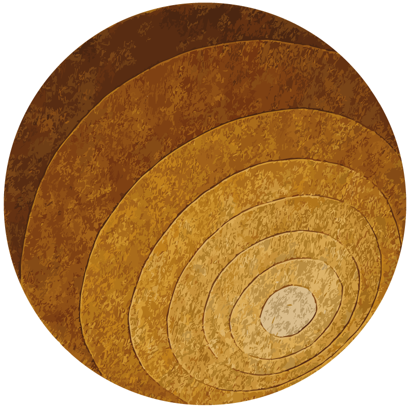 Természet rétegek vinil szőnyeg fa hatása - TenStickers