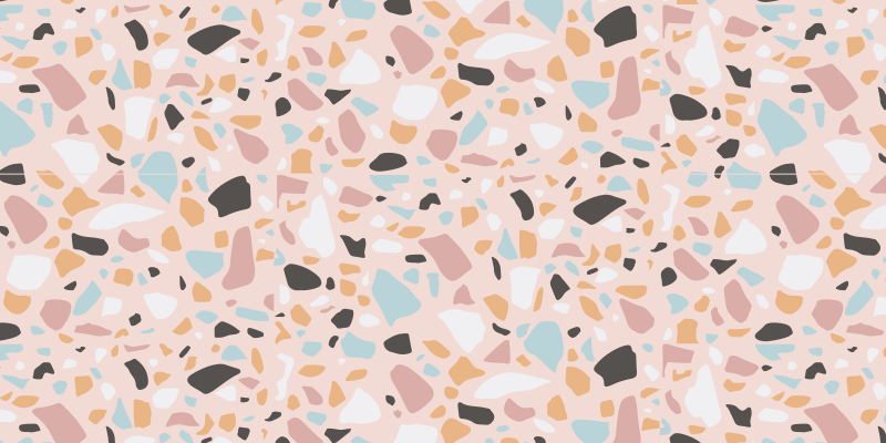 Terrazzo mintás rolók Márvány vinil szőnyeg - TenStickers
