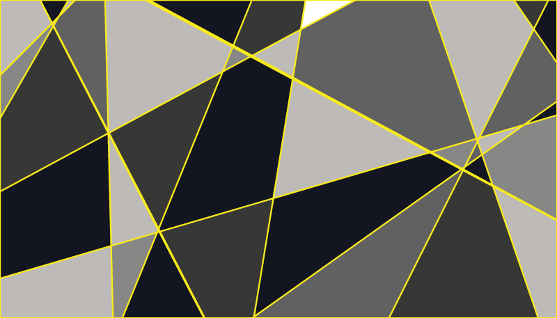 Szürke háromszög mintás skandináv vinyl szőnyeg - TenStickers