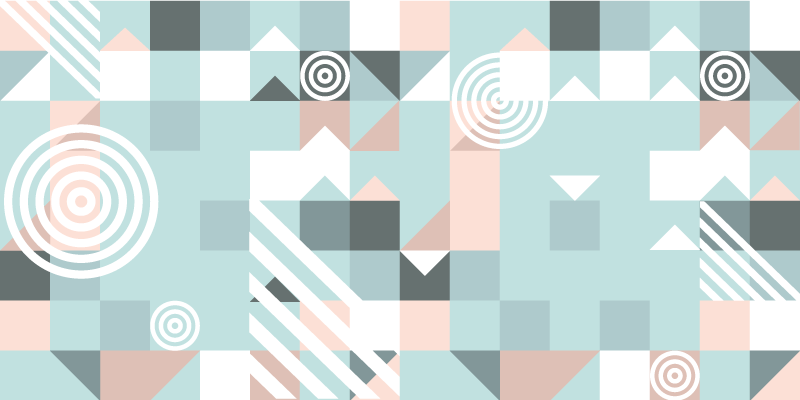 Absztrakt motívum vinil szőnyeg geometriai - TenStickers